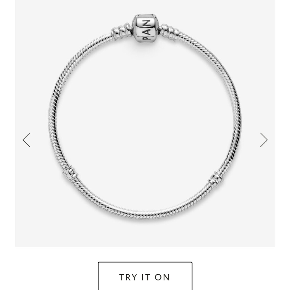 Pandora Moments Snake Chain Bracelet in sterling silver